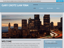 Tablet Screenshot of grotzlaw.com